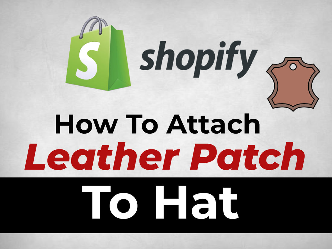 Attaching Leather Patches to Hats