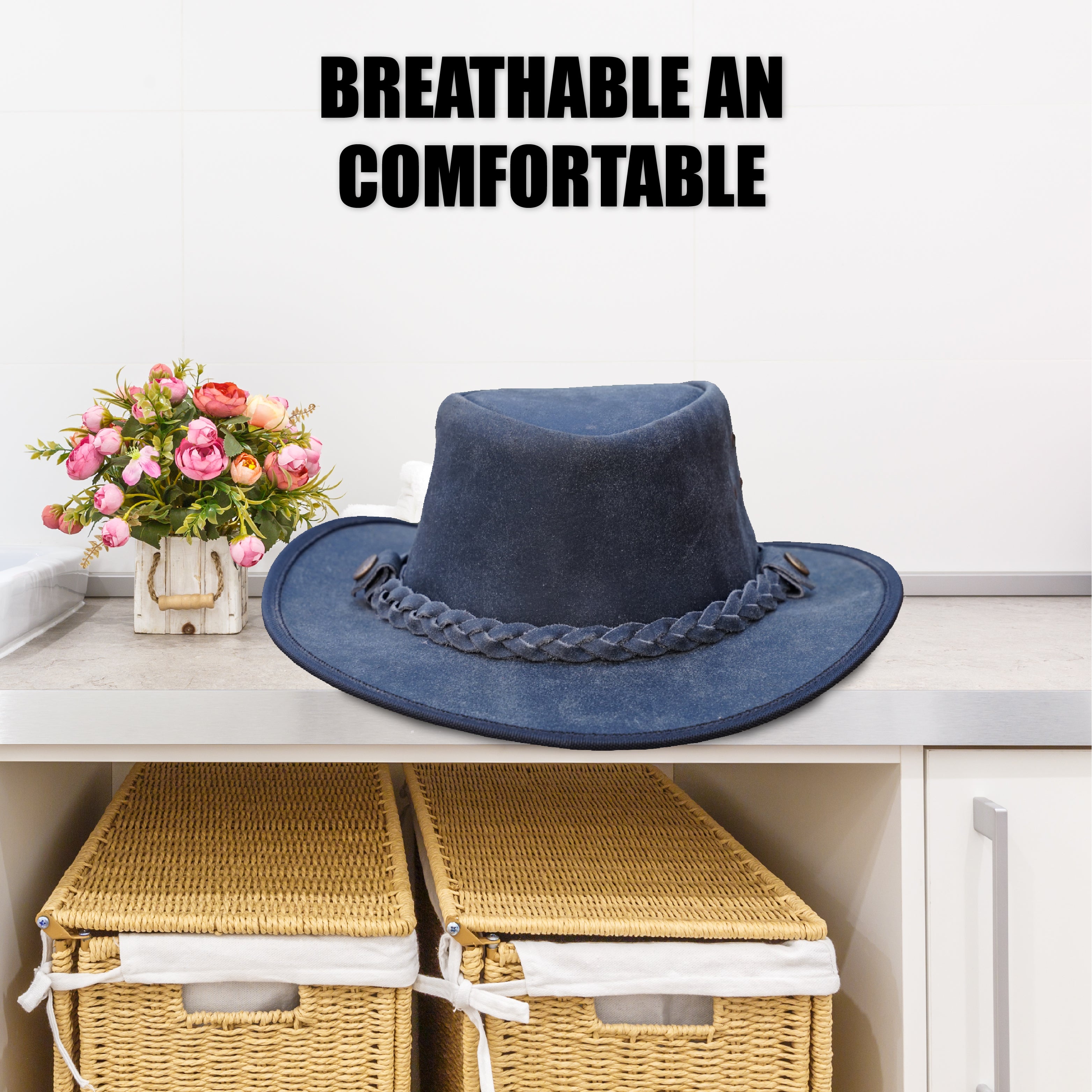 Cowgirl Hat for Kids – Wide Brim Safari Style Hat