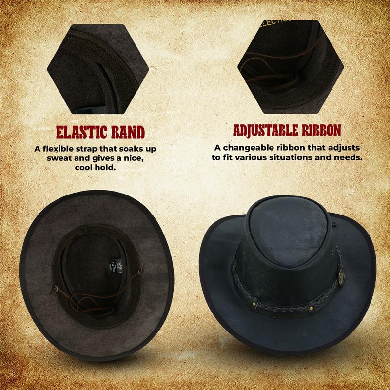 Unisex Leather Hat – Classic Style for Men and Women, Durable & Versatile