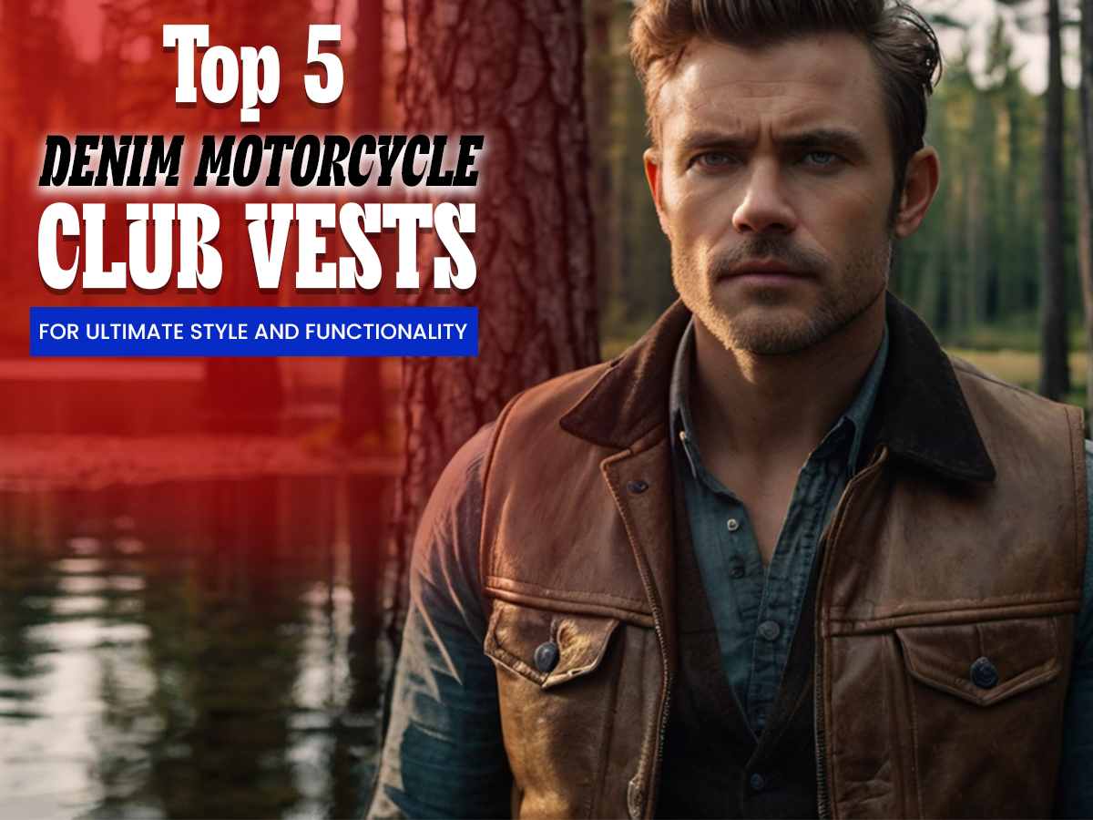 Top 5 Denim Motorcycle Club Vests for Ultimate Style and Functionality