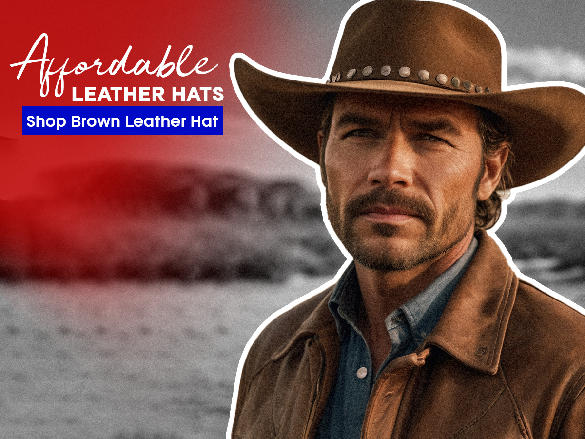 Affordable Leather Hats | Shop Brown Leather Hat