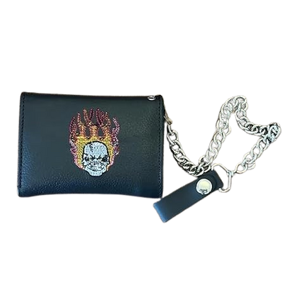 Men's Leather Wallet | Chain Biker Wallet