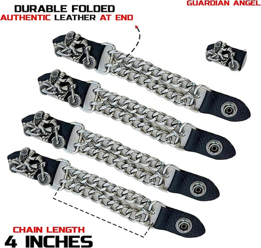 GUARDIAN ANGEL MOTORCYCLE VEST EXTENDER biker leathers