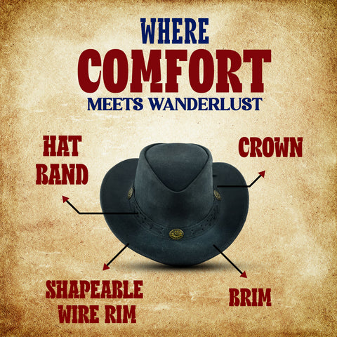 leather cowboy hats