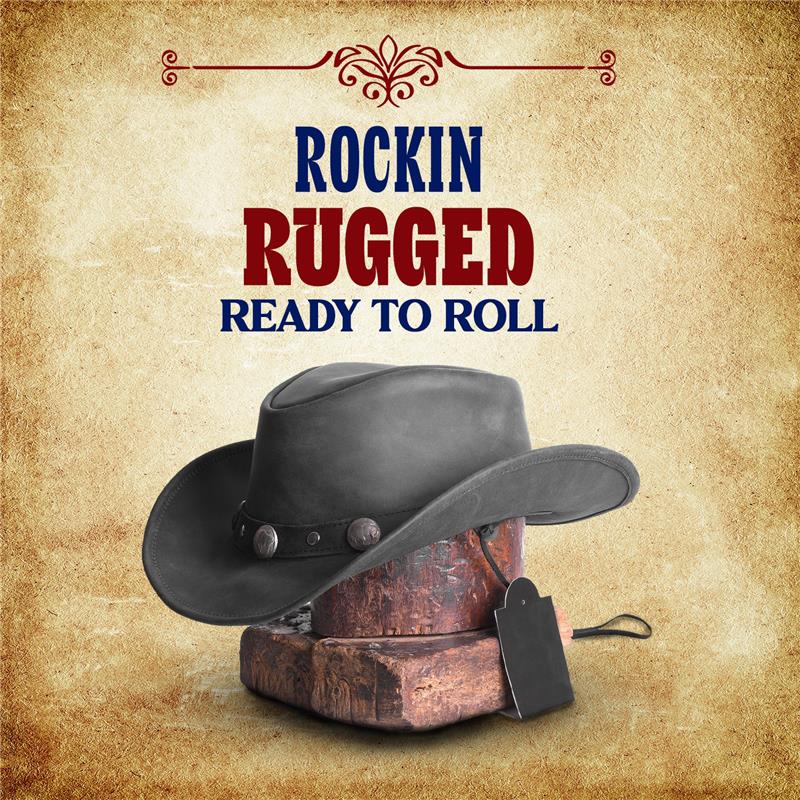Shop brown Leather Hat - The Perfect Western Cowboy Hat for Both Men and Women