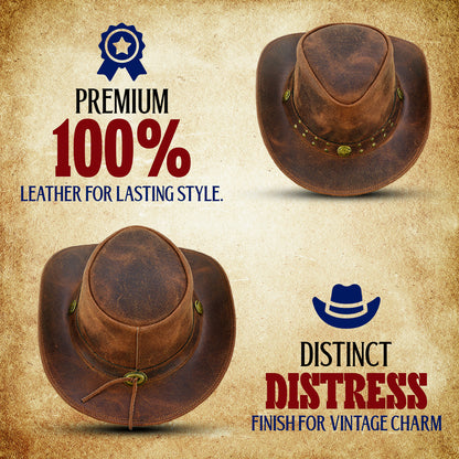 LEATHER HAT