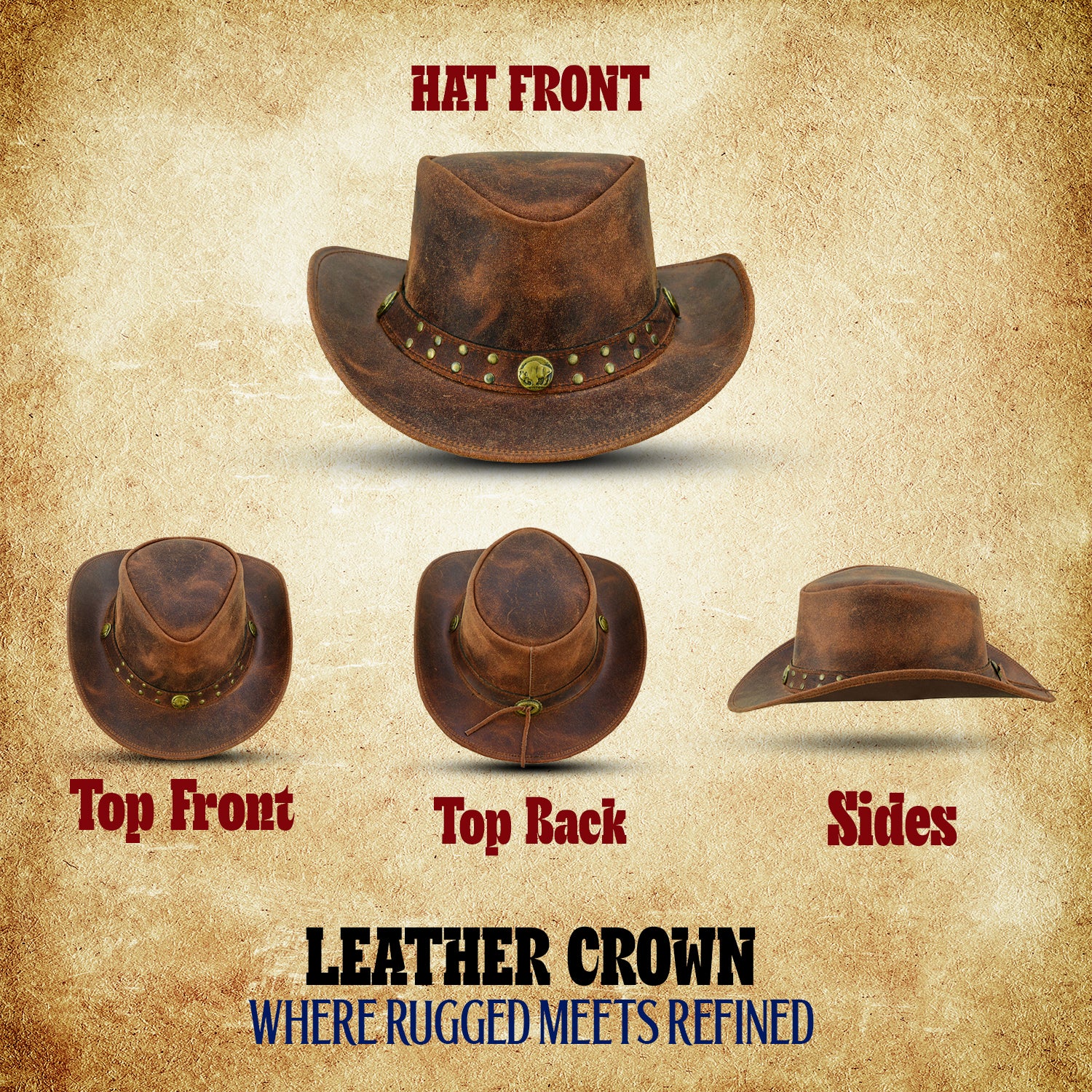 LEATHER HAT