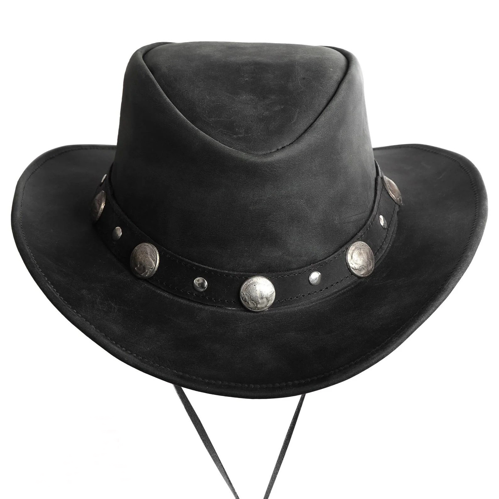 Shop brown Leather Hat - The Perfect Western Cowboy Hat for Both Men and Women